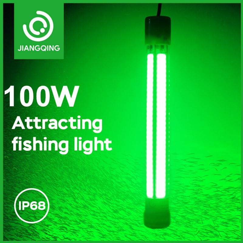 IP68 waterproof high power 100w underwater led fishing lure light  Attracting Fishing Light