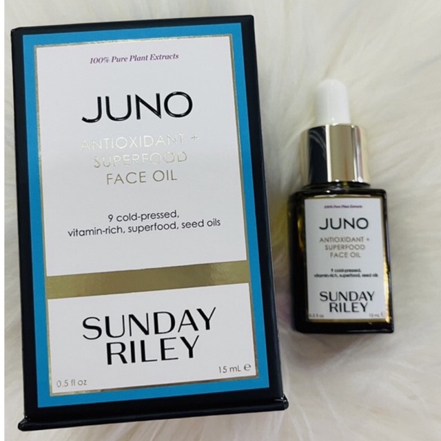 AUTHENTIC ONHAND SUNDAY RILEY JUNO ANTIOXIDANT SUPERFOOD FACE OIL ...