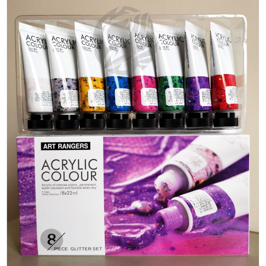 [8x22ml 6x75ml] Art Ranger Acrylic Paint Set Shopee Philippines