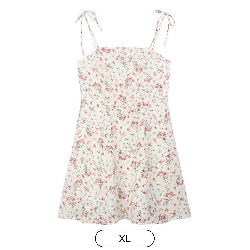 Floral Suspender Dress Women's Summer Gentle Temperament Short Skirt ...