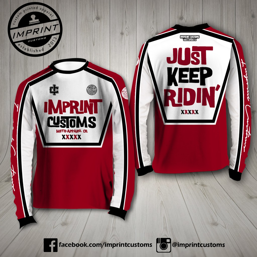 Imprint Customs Harper Riding Jersey Shopee Philippines