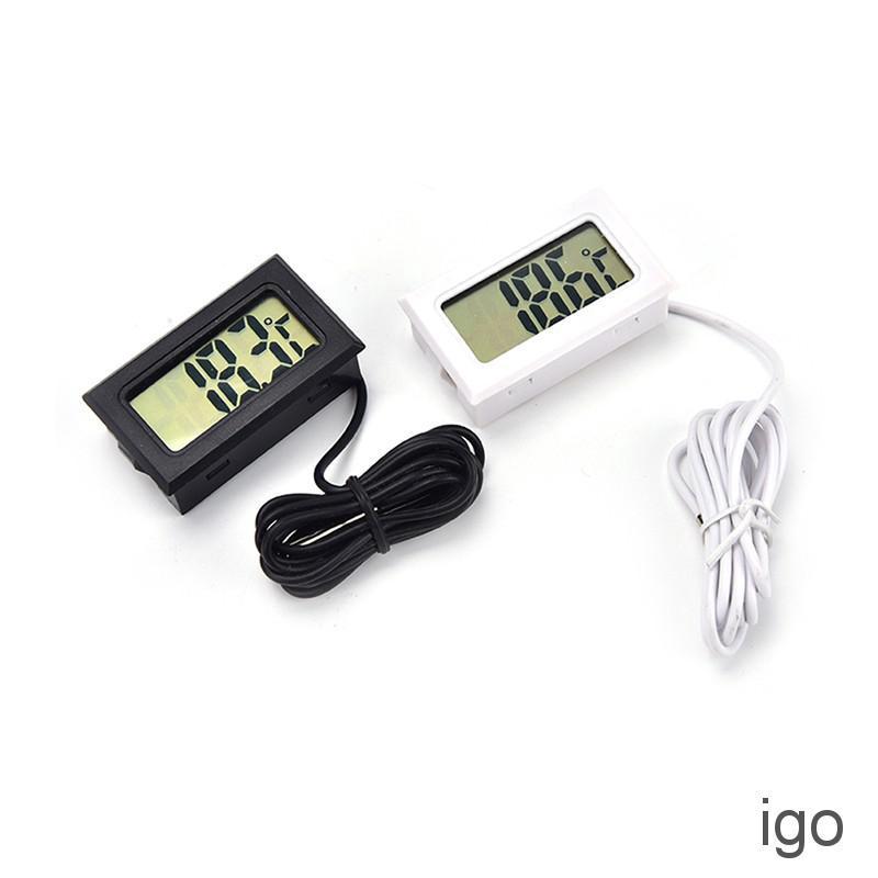 2pcs Lcd Digital Thermometer For Freezer Temperature Degree