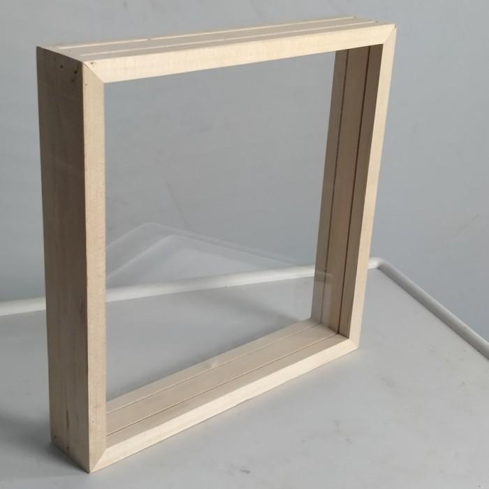 Frame | 2 Sides / Acrylic / 25X25/Varnish Translucent Frame | Shopee ...