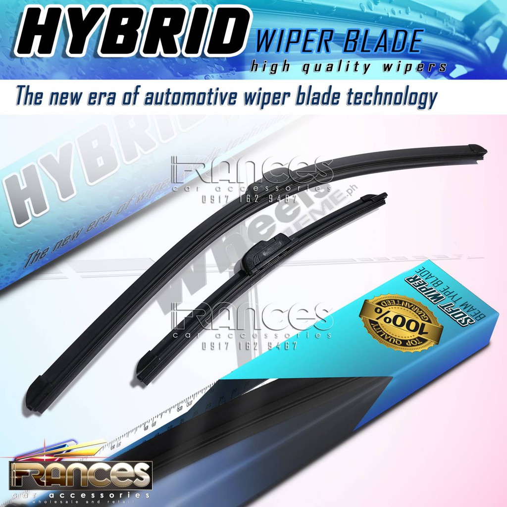 ( 24+14 )PAIR HONDA CITY 20042024 HYBRID BANANA TYPE WIPER BLADE