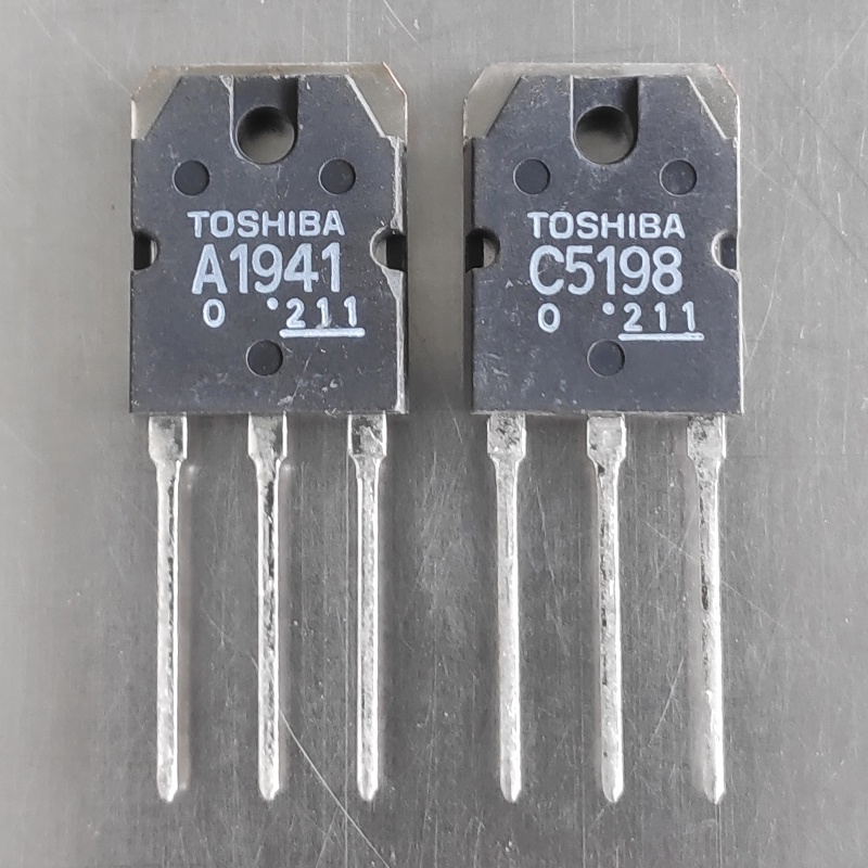 Transistor A 1941 C 5198 TOSHIBA 100W TR A1941 C5198 2SA1941 2SC5198