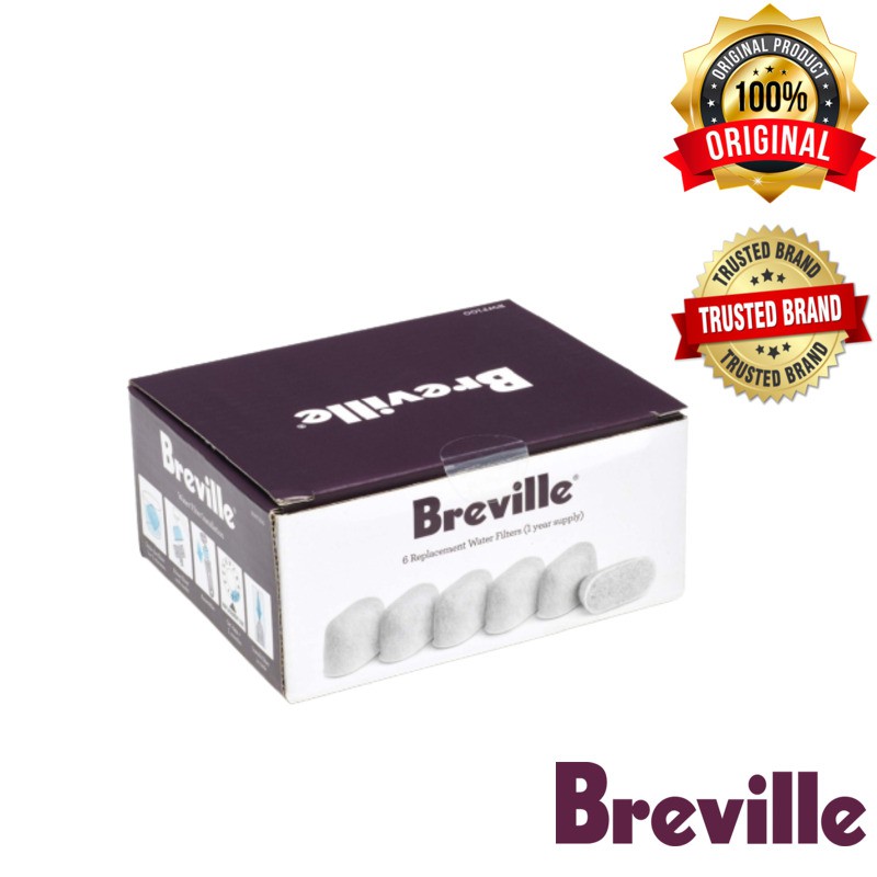 Original Breville BWF100 Single Cup Brewer Replacement Charcoal Filters ...