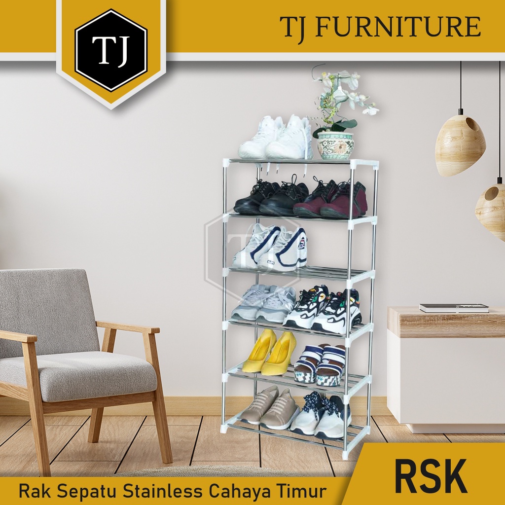 CAHAYA East Light Multipurpose Stainless Shoe Rack/Storage Rack - RSK ...