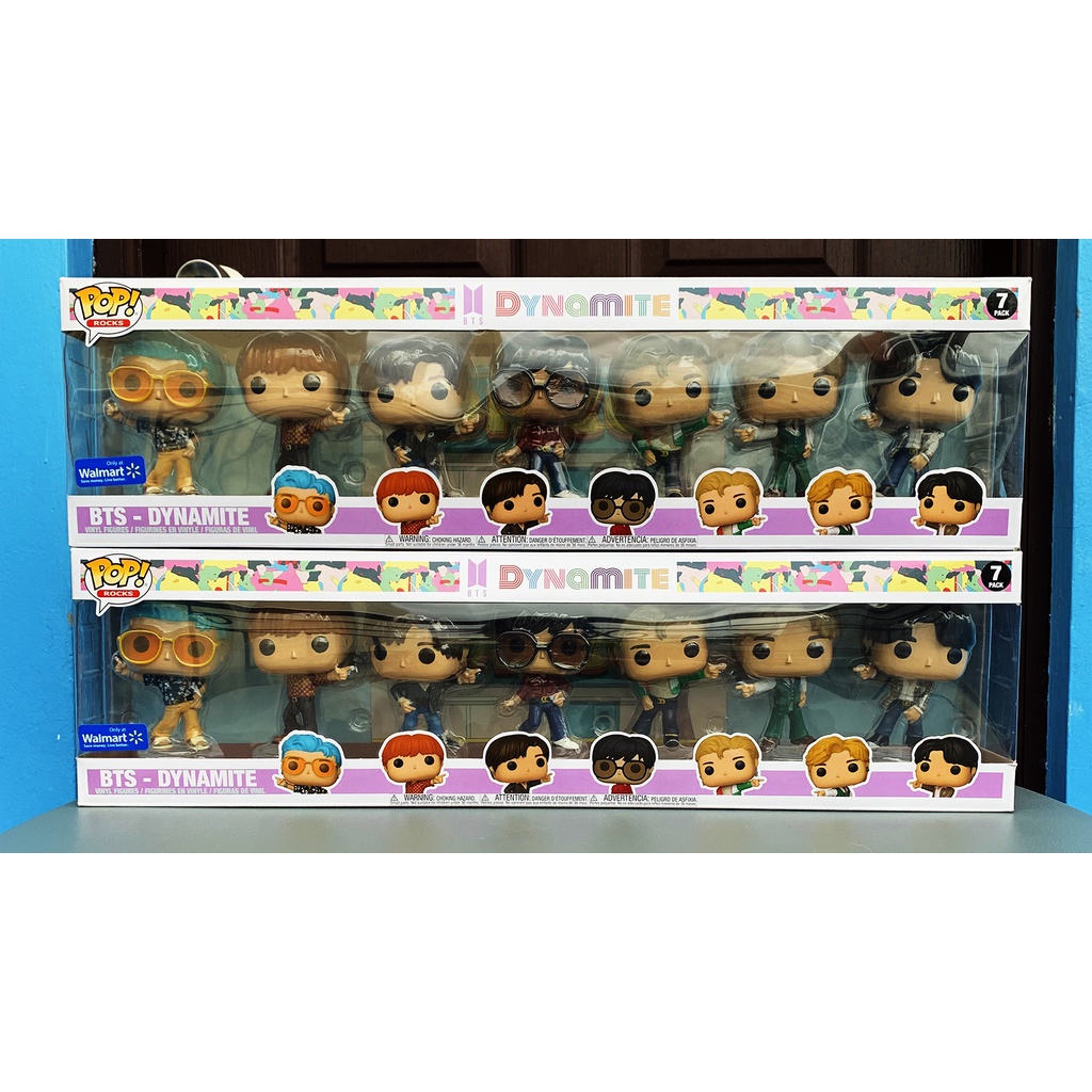 Funko Pop Walmart Exclusive Bts 7 Pack [jin Rm Suga J Hope Jimin