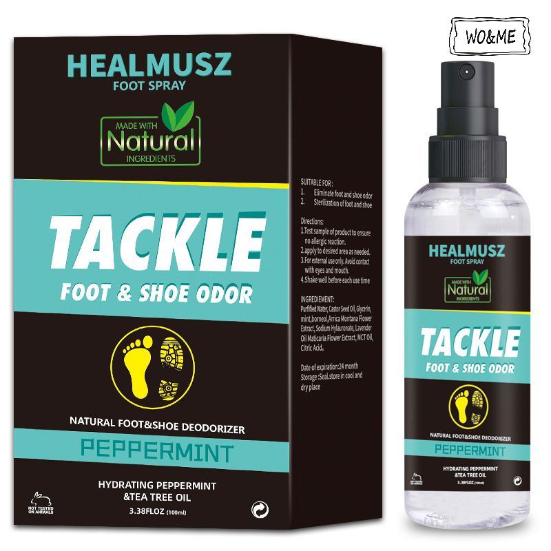 WO&ME Deodorant spray disinfecting fresh fragrance to prevent foot odor