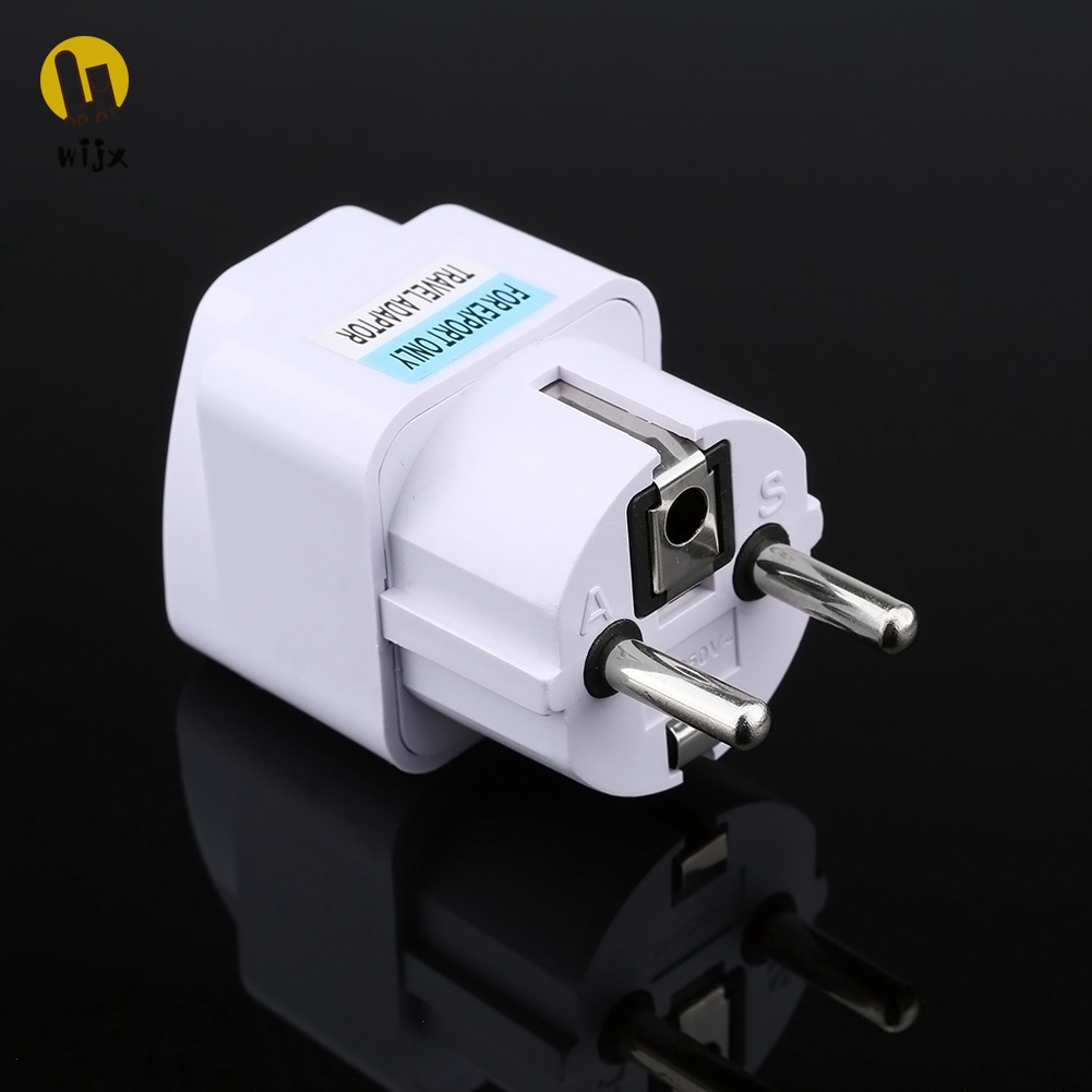 ABLEGRID US To EU Europe Travel Adapter – Wall Plug Charger Converter For Euro Outlets