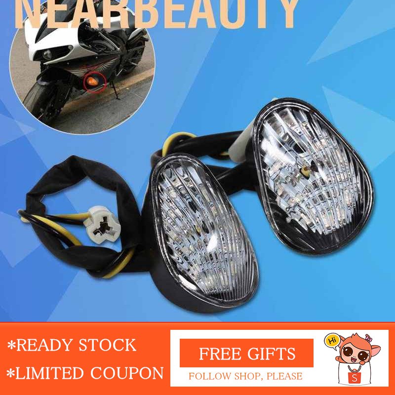 WFLNHB 1 Pair LED Turn Signals Lights for Honda Grom 2014