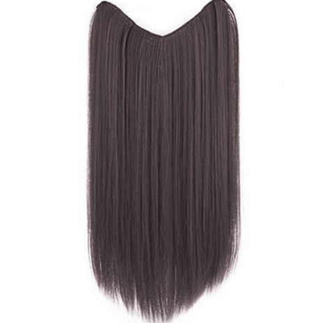 Wig Female Long Straight Hair One Piece Invisible Seamless Pad ...