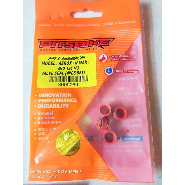 PITSBIKE VALVE SEAL FOR AEROX / NMAX / MIO I 125 M3 Shopee Philippines