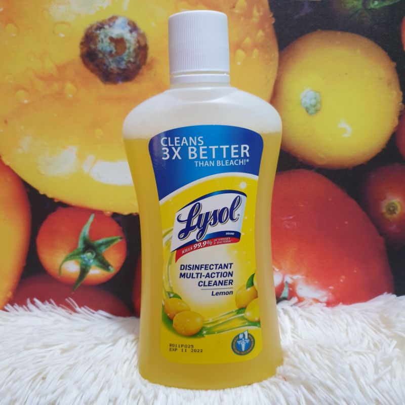 Lysol Disinfectant Multi Action Cleaner Lemonlavander 800ml Shopee Philippines