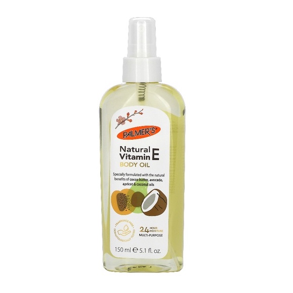 Palmer's, Natural Vitamin E Body Oil, Fragrance Free, 5.1 fl oz (150 ml