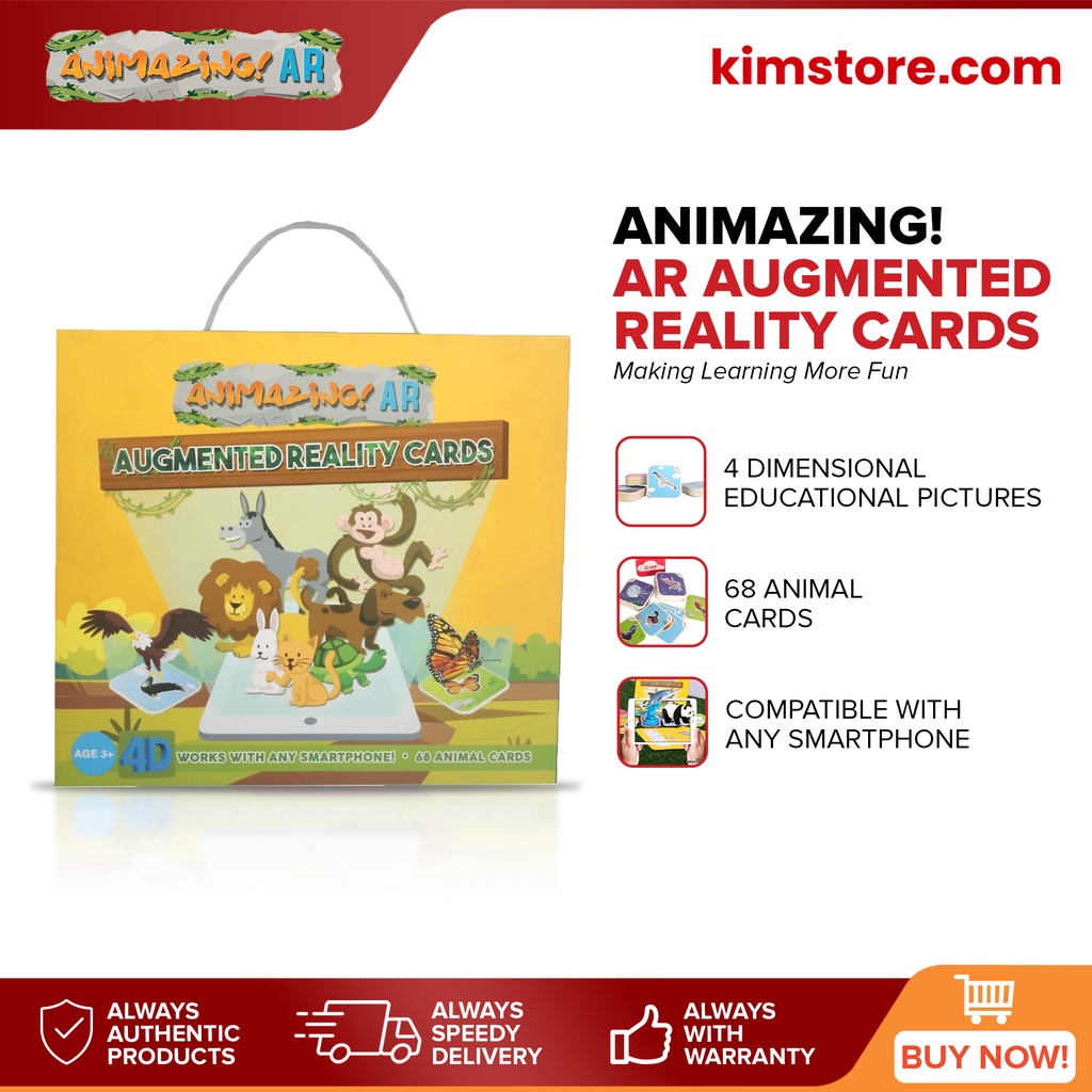 Animazing Ar Augmented Reality Cards | Shopee Philippines