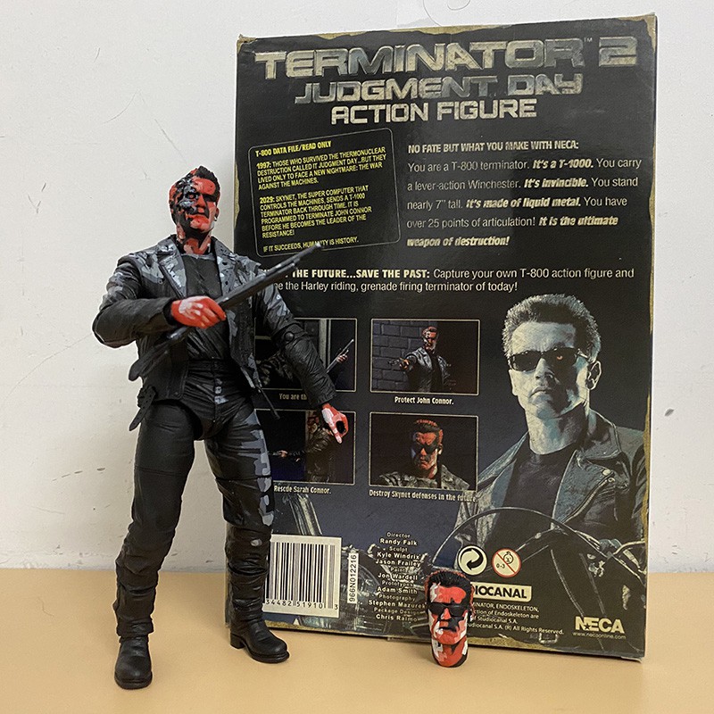 【Collection of Anime Dolls】NECA Terminator T-800 Figure Judgment Day ...