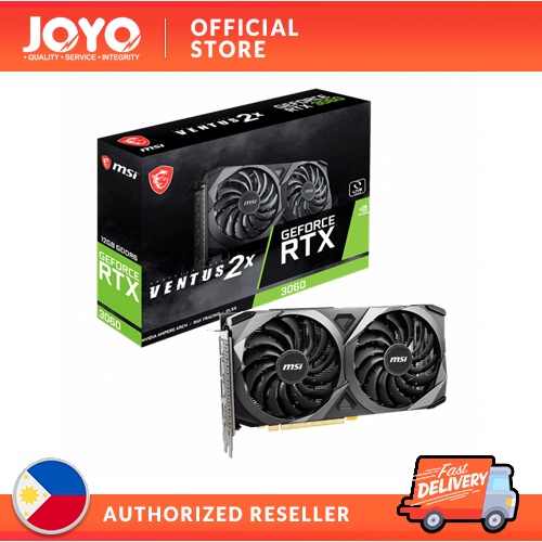 MSI RTX3060 VENTUS X2 OC/12GB/GDDR6/256BIT | Shopee Philippines