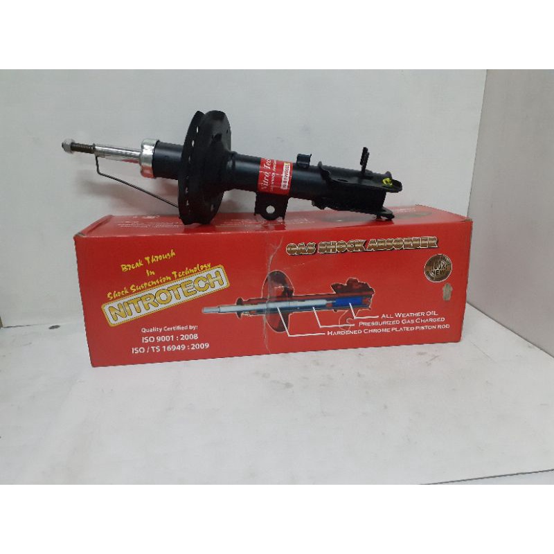 NITROTECH SHOCK ABSORBER FRONT KIA RIO 1.2'12-UP/HYUNDAI ACCENT '12-'18 ...