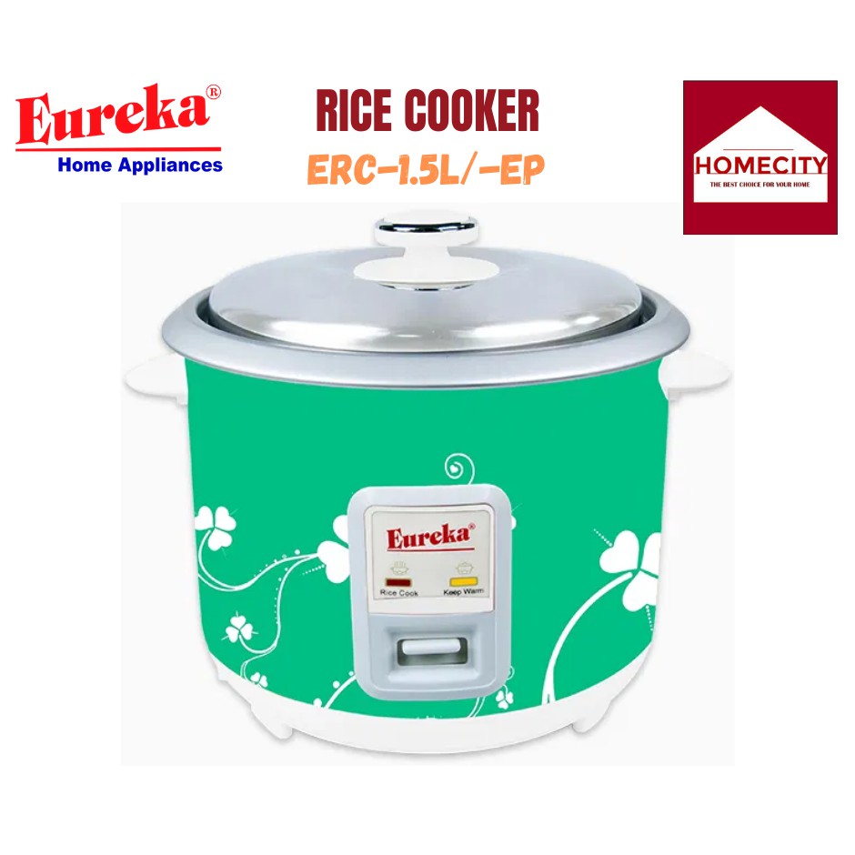 EUREKA RICE COOKER ERC 1.5EP W/OUT STEAMER COLOR/DESIGN VARIATION ...