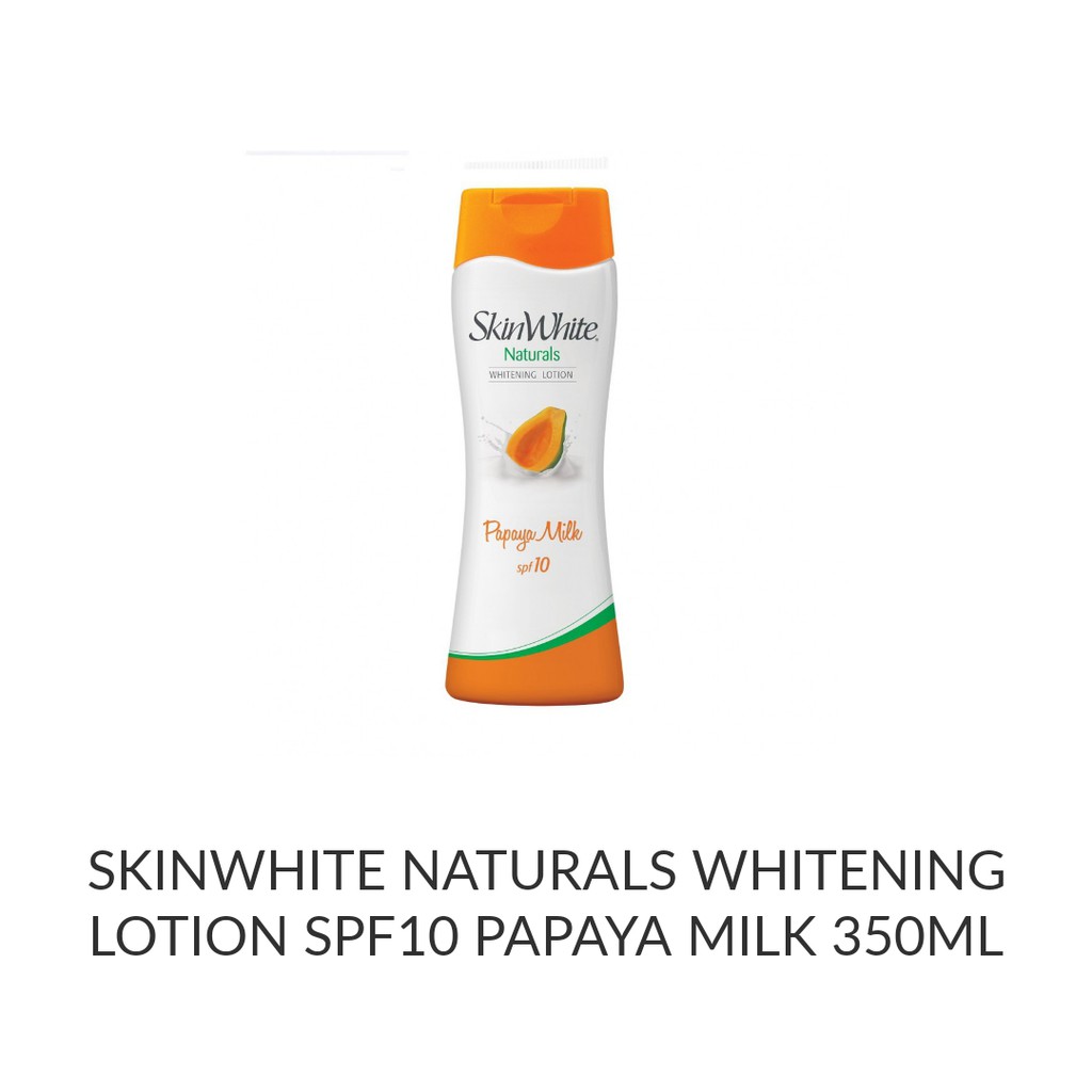 Skinwhite Natural Whitening Lotion Papaya Milk 100 Original Shopee