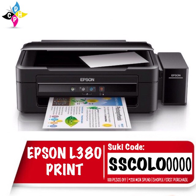 Epson L380 All In One Ink Tank Printer Shopee Philippines 0960