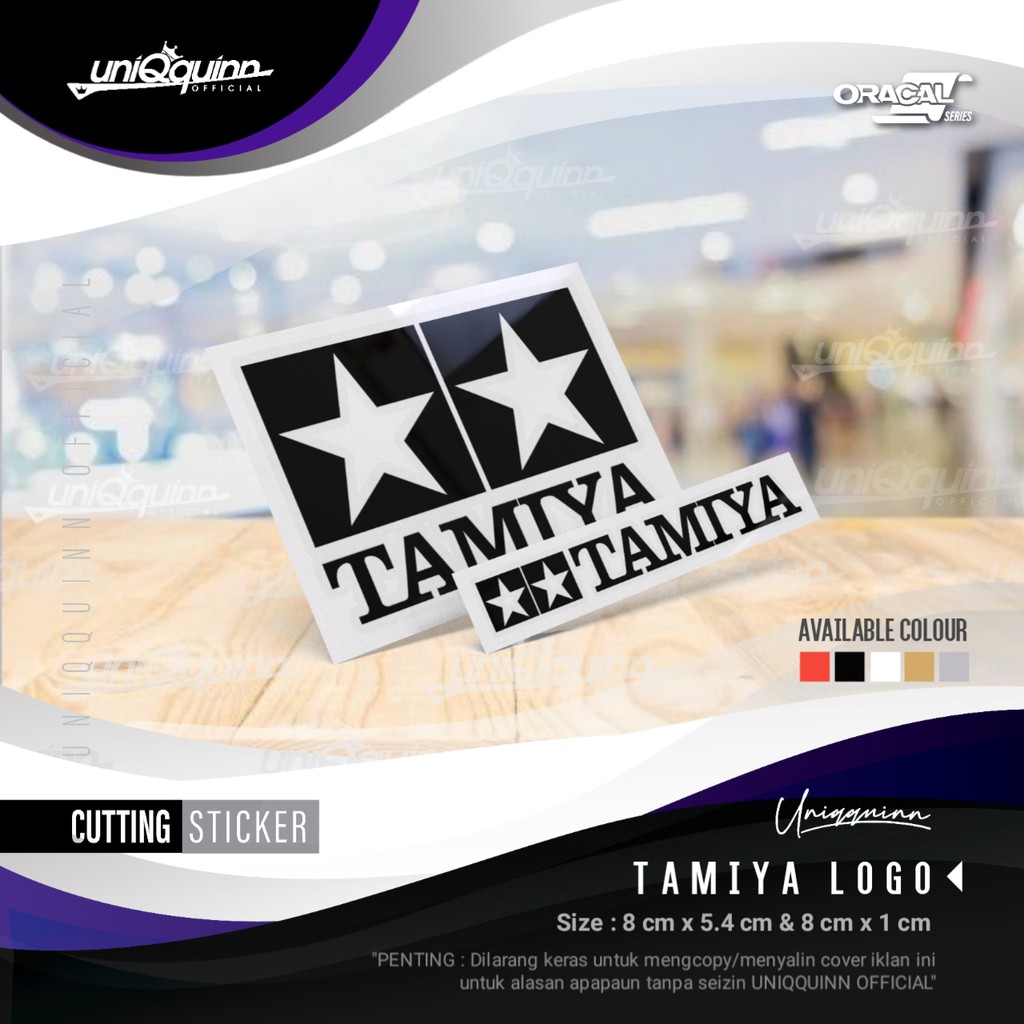 Uq Cutting Tamiya Logo Stickers/ Variation Stickers/ Car Stickers ...