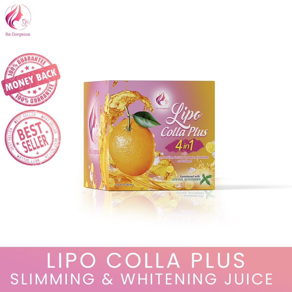 Be Lipo Colla Plus 4in1 with LCarnitine, Garcinia Cambogia, Glutathione and Collagen