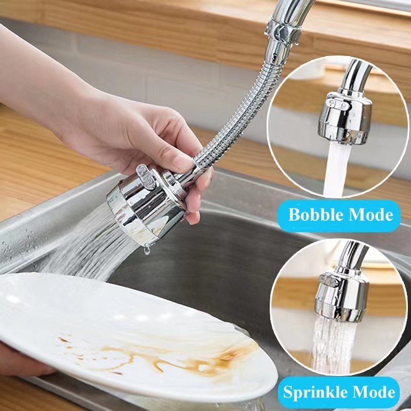 MC Stainless Steel Faucet Extender Water Saving Sink Nozzle Filter