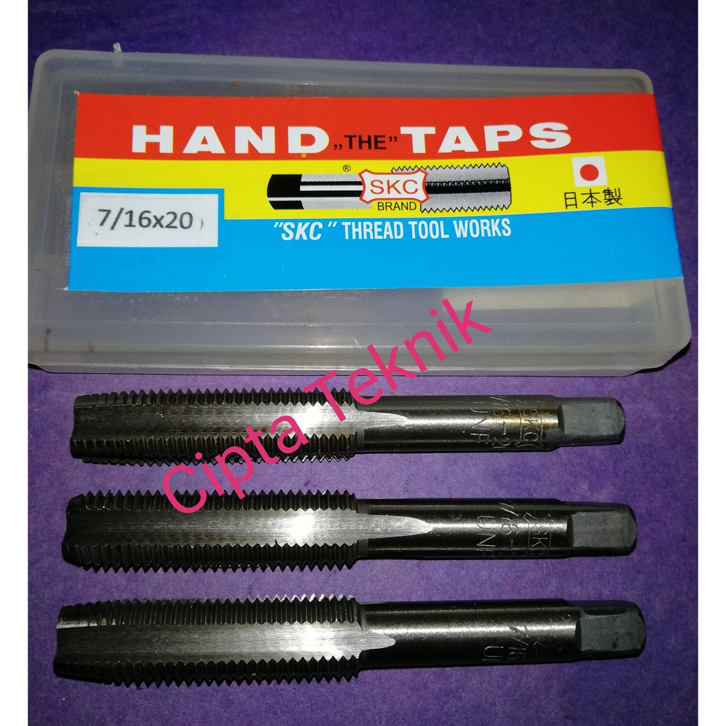 Hand Tap SKC 7/16 inchi x 20 UNF HandTap 7/16inchix20 UNF Tap Thread ...