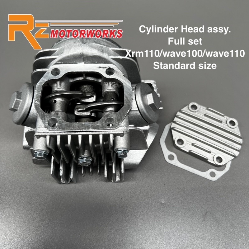 motorcycle cylinder head set xrm110/wave100/wave110 standard size