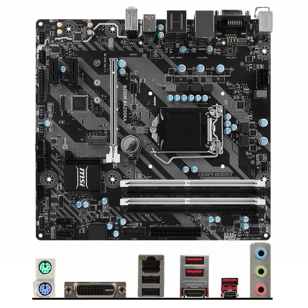 MSI B250M MORTAR PRO VDH BAZ00KA B150M 1151 DDR4 motherboard