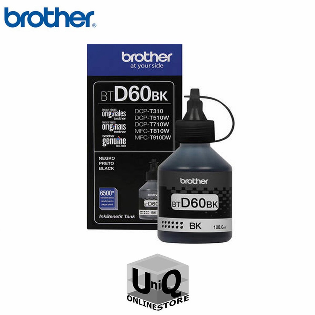 Brother Ink Black (BTD60BK) for DCP-T310, T510W, T710W, MFC-T910DW ...