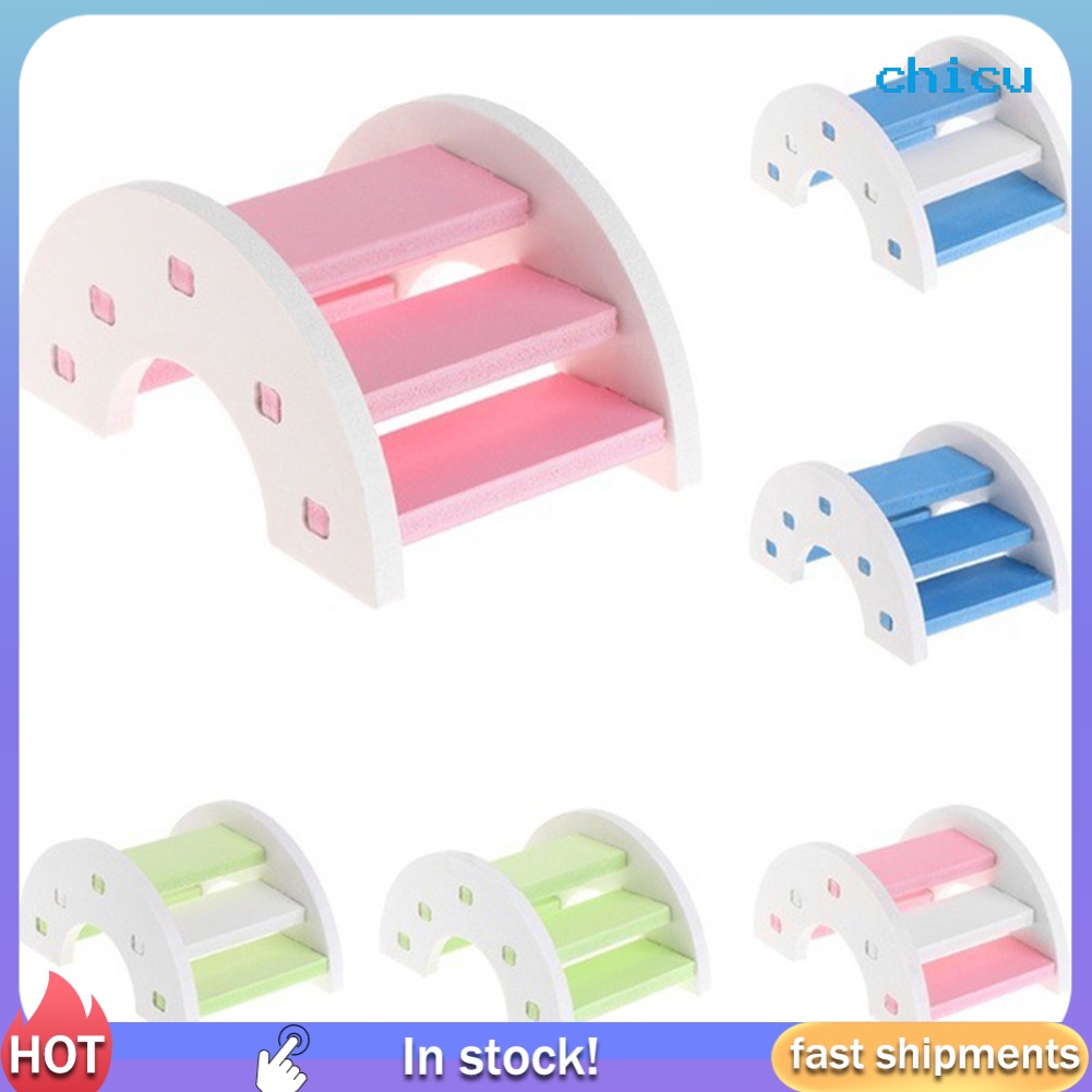 Curated visual reference: Small Hamster Bridge Kit Reference: Cc Hamster Hedgehog Rainbow Arch Bridge Small Animal Play Ladder