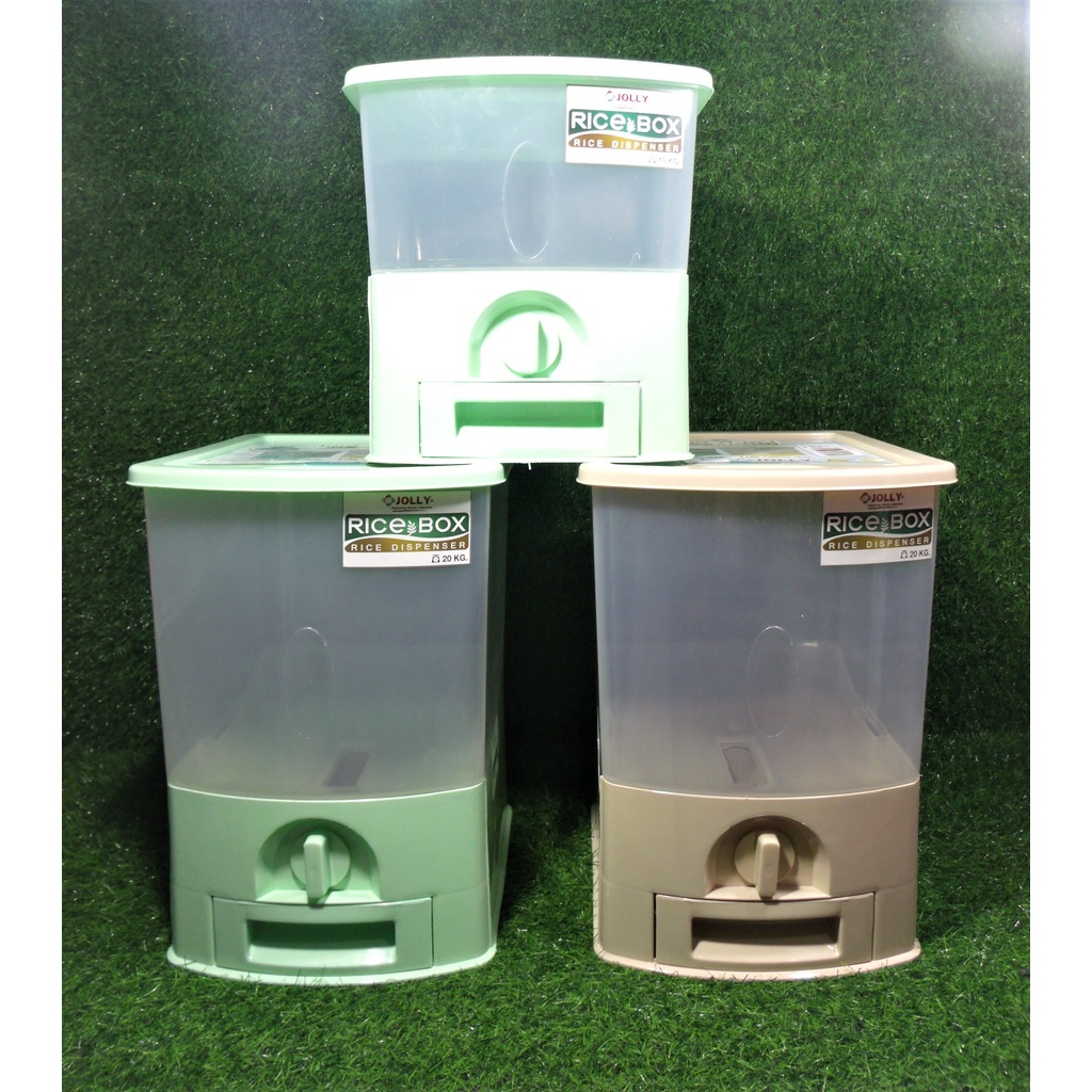 JOLLY RICE BOX / RICE DISPENSER #185 10kg #18620kg | Shopee Philippines