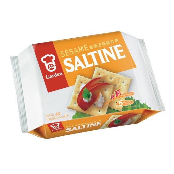 Garden Saltine Crackers Sesame Flavor 100g Shopee Philippines