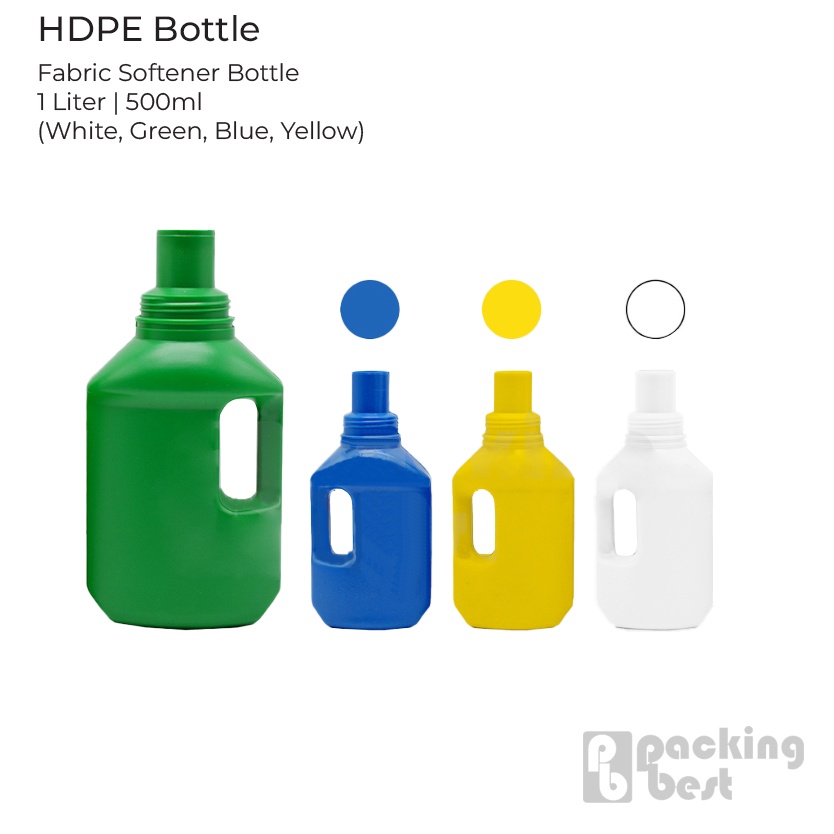 Hdpe Fabric Softener Bottle 1L 25 Pcs. | Shopee Philippines