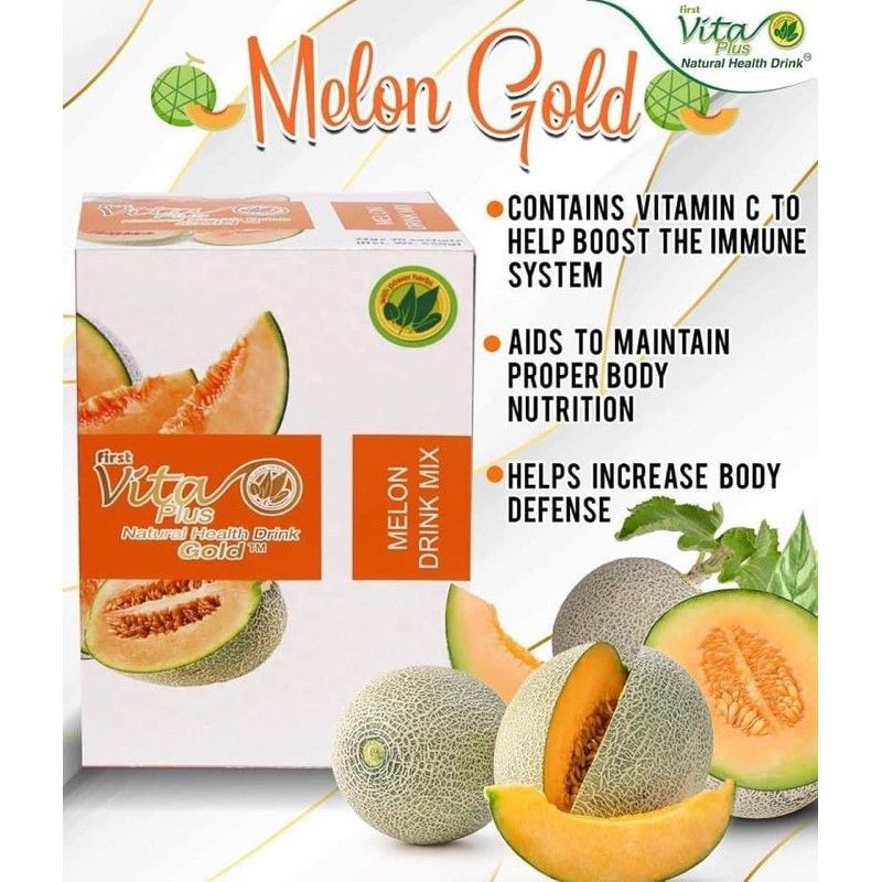 First Vita Plus Melon Gold Natural Health Drink 22g × 20sachets
