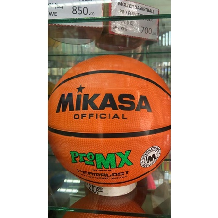 Mikasa Original Rubber basketball ukit embosed official ball size