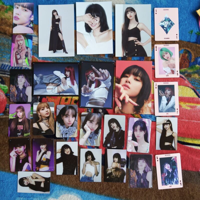 LISA OFFICIAL PHOTOCARDS POSTER POSTCARDS POB (HYLT KTL SQUARE UP THE ...