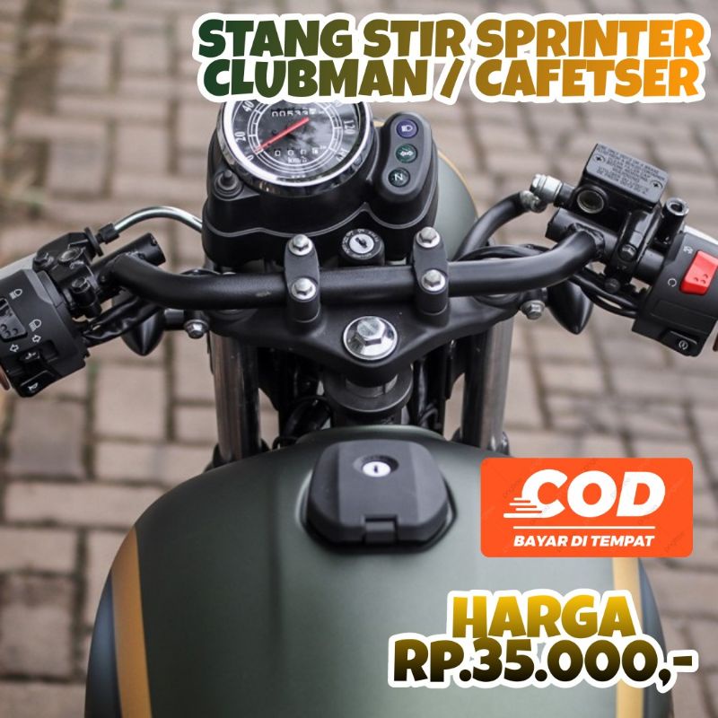 Clubman Caferacer Long Sprinter Steering Handlebar W175 Benelli152 ...