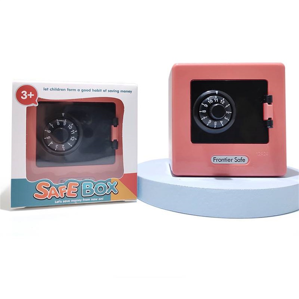 Saving Money Box Cash Box Security Safe Box With Rotating Password Lock ...