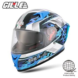 Gille Helmet Gts V Torch Motorcycle Helmets Full Face Dual Visor