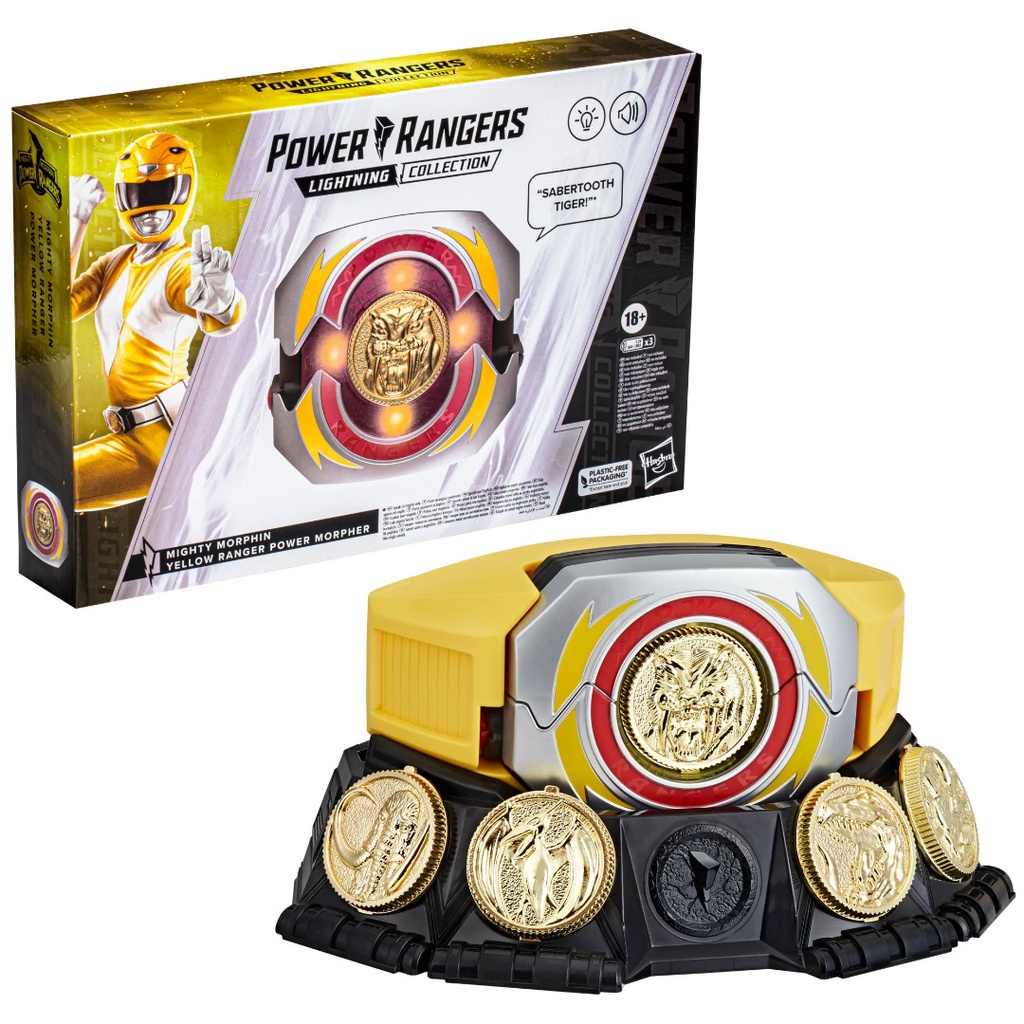 Power Rangers MMPR Yellow Ranger Morpher | Shopee Philippines