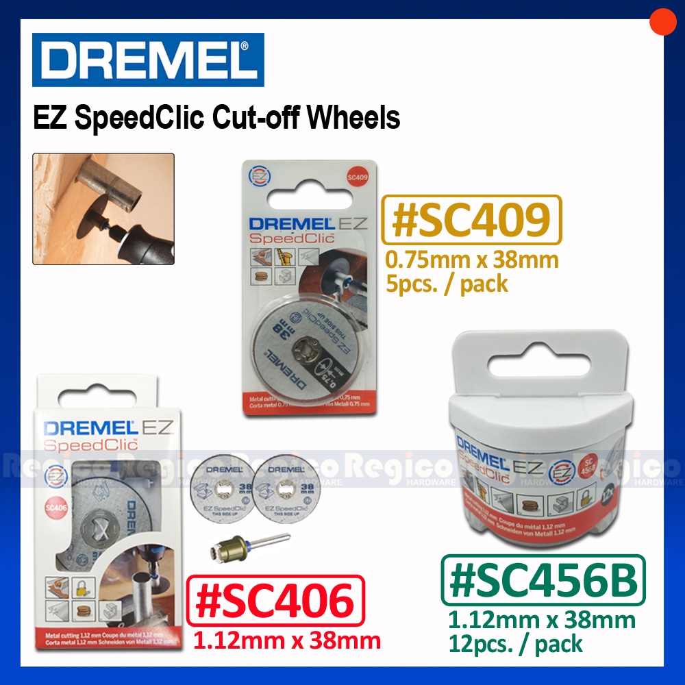 Dremel 3000 130W 25 Accessoires + SC456B 12 Disques EZ SpeedClic - Outil Rotatif Multifonction Complet