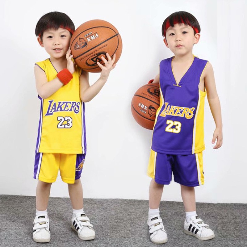 LINrxl Kids Basketball Uniform Set- Summer Basketball Jersey NBA