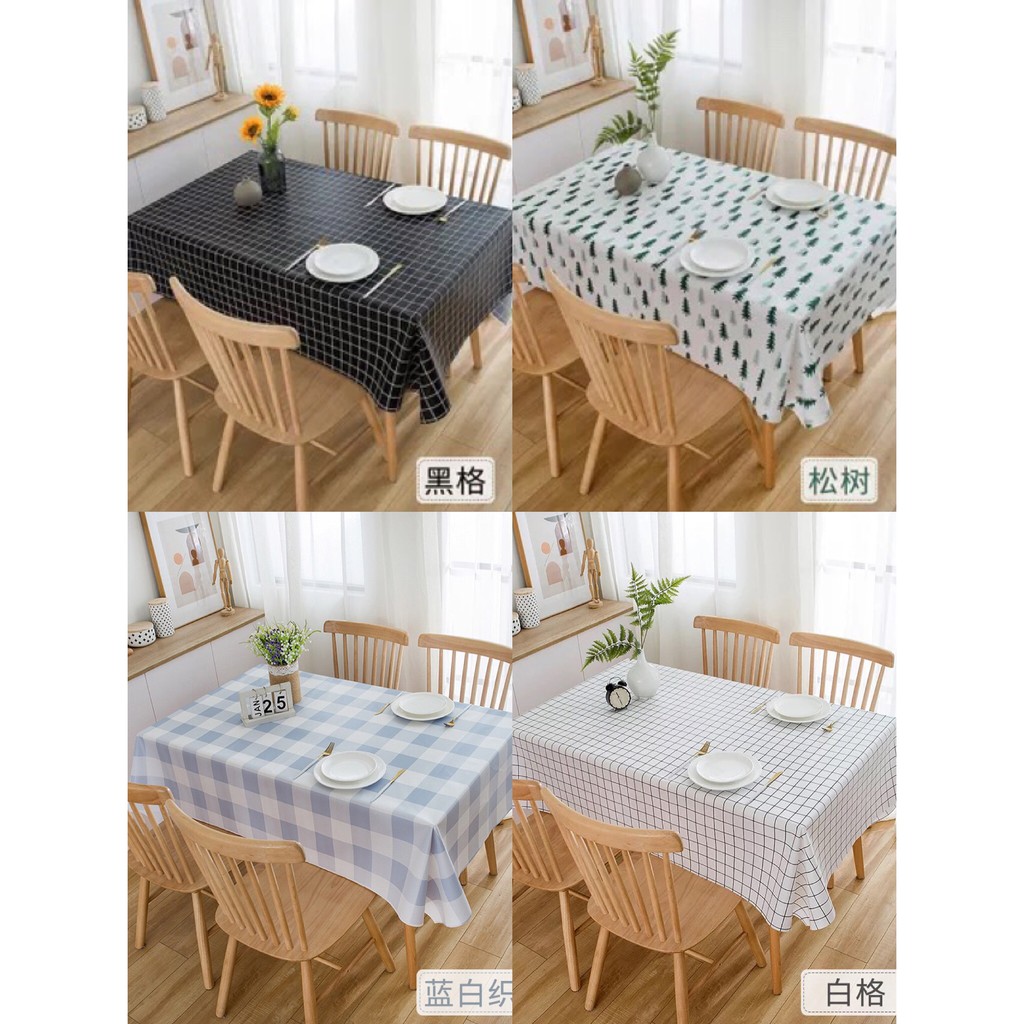 PEVA Waterproof Oil proof Table cloths Table Cover Table Cloth Water ...