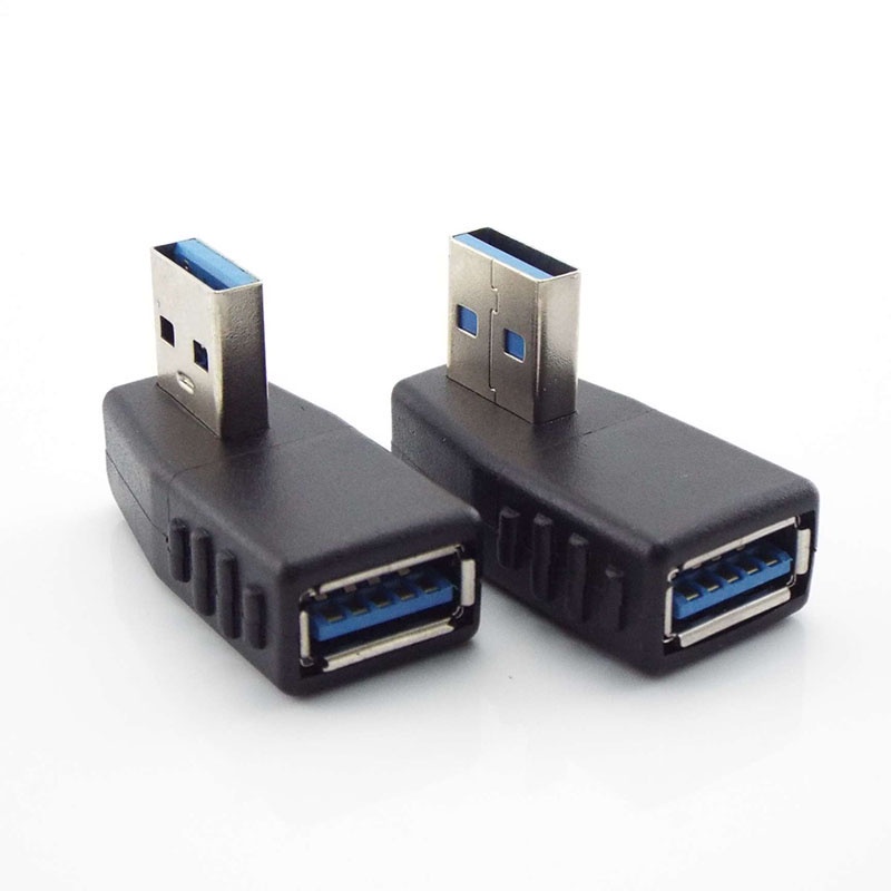 90 Degree Up Down Left Right USB Head Extension Angled USB 3.0 A Male ...