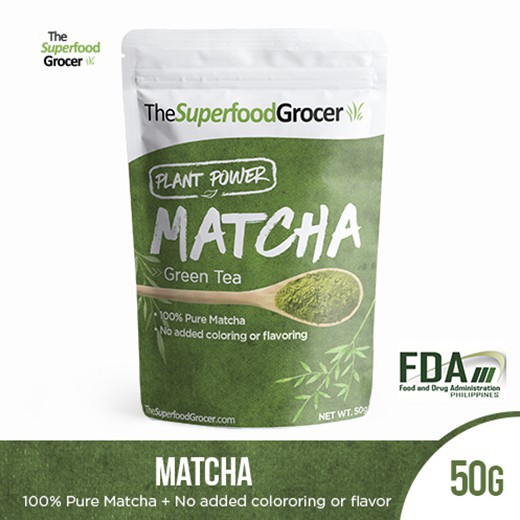The Superfood Grocer 100 Pure Japanese Uji Matcha Green Tea Powder 50g