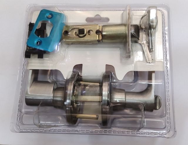 HAWK Door knob lockset stainless lever type with 3 keys heavy duty ...